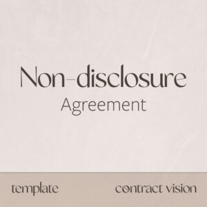 Non-disclosure Agreement (NDAs) - Contract Vision
