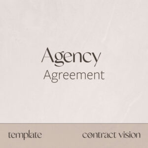 Agency Agreement - Contract Vision