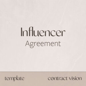 Influencer Agreement - Contract Vision