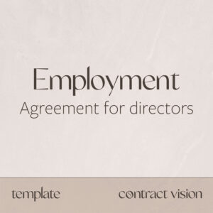 Employment Agreement for Directors (Arbeidsovereenkomst DGA) - Contract Vision
