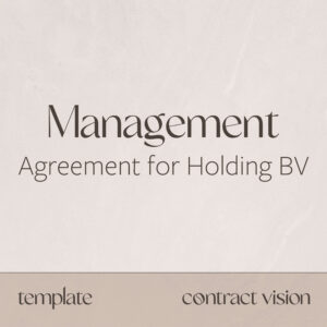 Management Agreement - Contract Vision