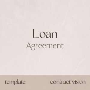 Loan Agreement - Contract Vision