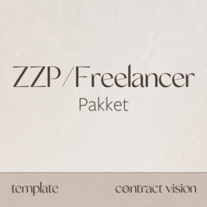 ZZP/Freelancer Juridisch Pakket - Contract Vision - Contract op maat